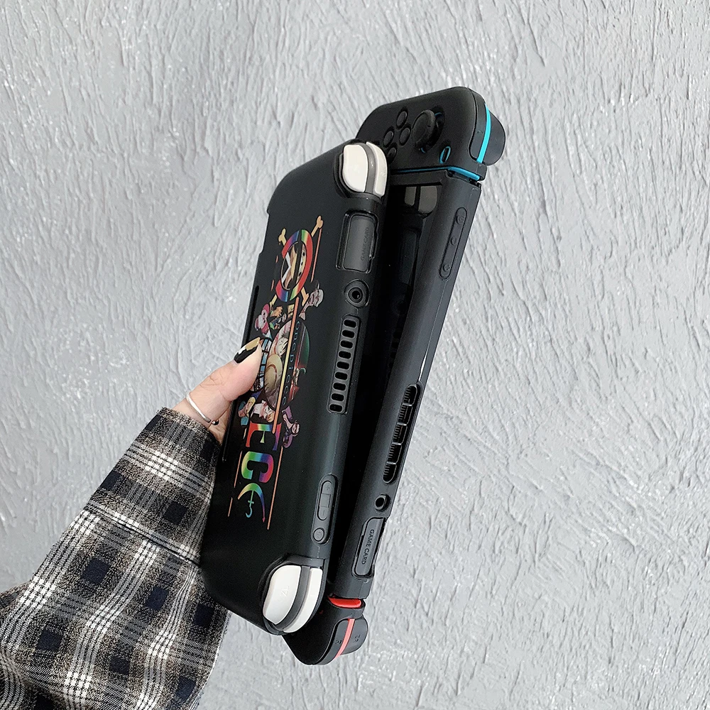 

One Piece Anime Pirates Skull Heads LOGO Super Cool Gamepad Switch Protective Case For Nintendo Switch And Lite Cover