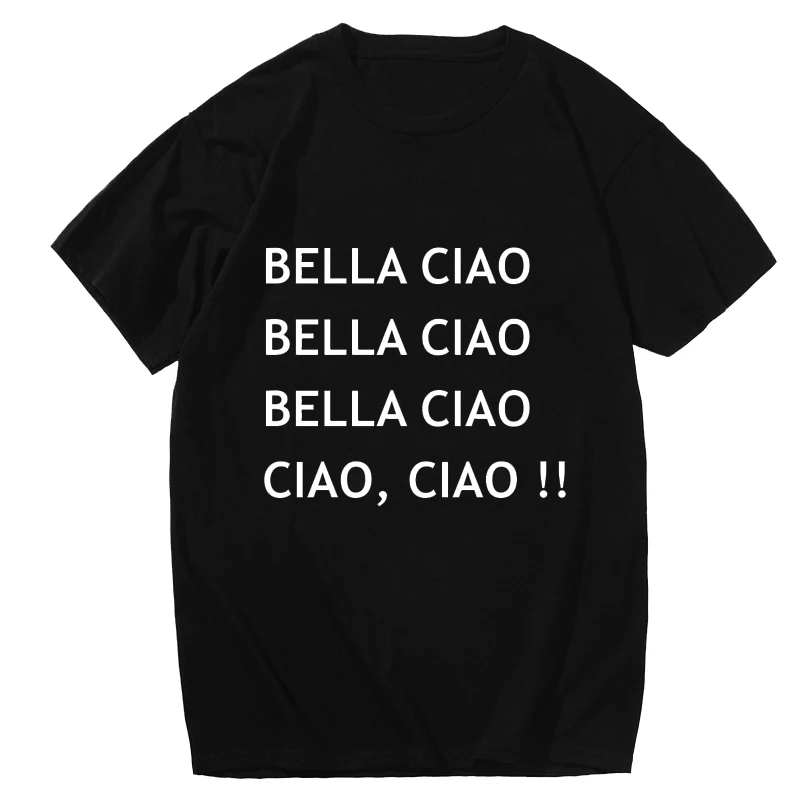 

Men T Shirt Design La Casa De Papel T Shirt Money Heist Tees TV Series Tshirts Men Short Sleeve House of Paper Black T-Shirt