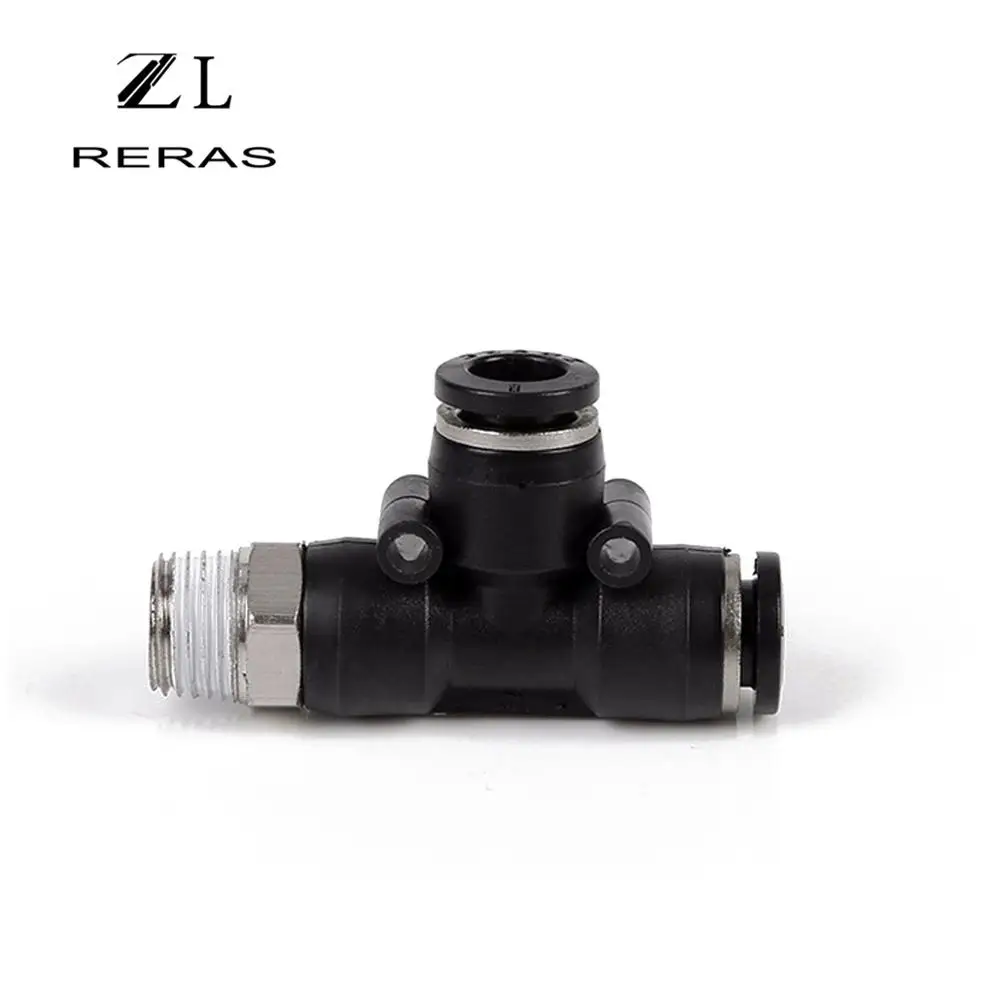 PD пластиковый быстросъемный пневматический элемент для Т-образного