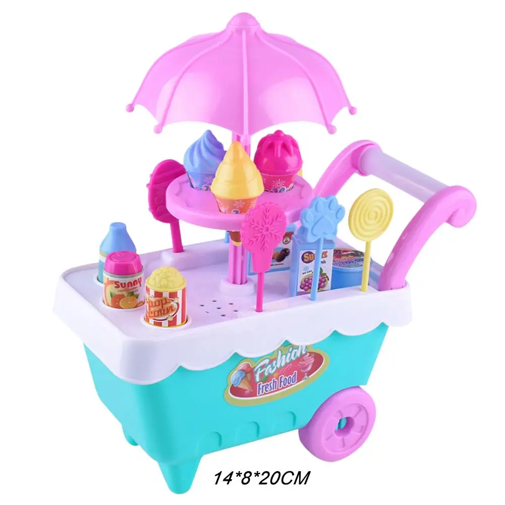 

Children's Simulation Candy Ice Cream Cart Girls Puzzle House Toys Lovely Improve Brain Thinking Cerebellar Balance