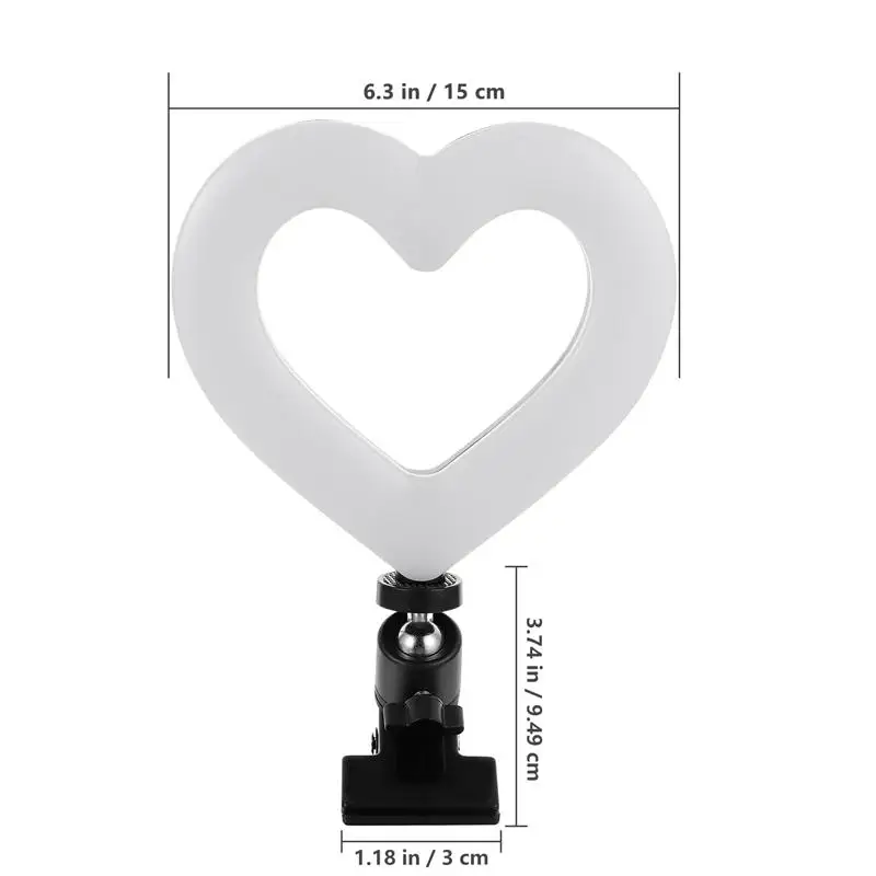 

1pc Multi-function Lightweight Photography Light Webcam Light Broadcasting Light