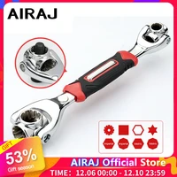 airaj wrench 52 in 1 tools socket wrench works torque wrench with spline bolts torx 360 degree universial furniture car repair