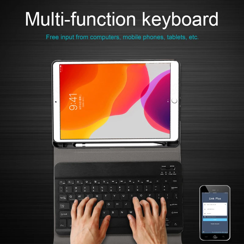 FT 1036E/Ipad AIr3 10 5/10 2 Беспроводная Bluetooth клавиатура с подсветкой слот для ручки