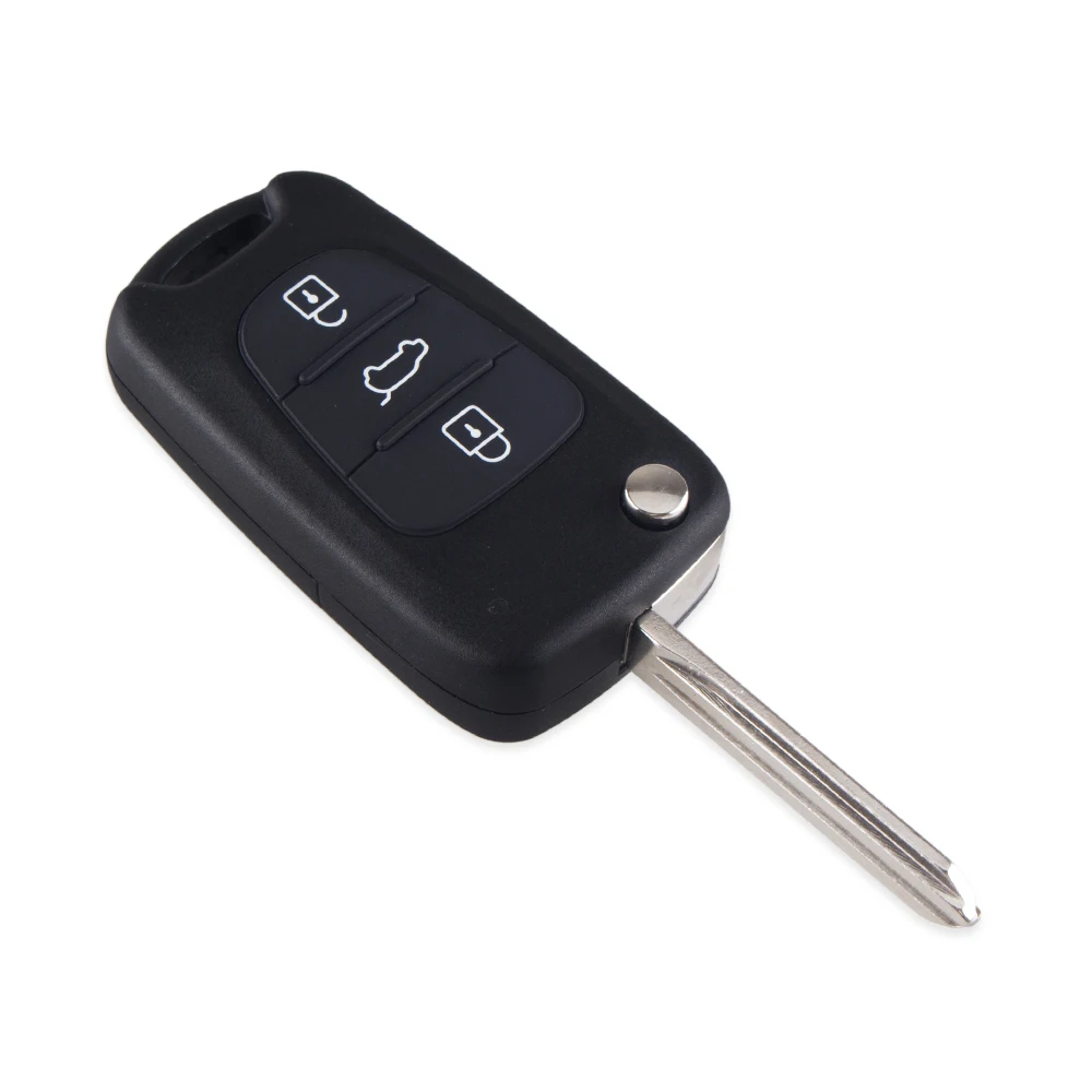 KEYYOU 3 кнопочный Складной флип-чехол для дистанционного ключа от машины Замена