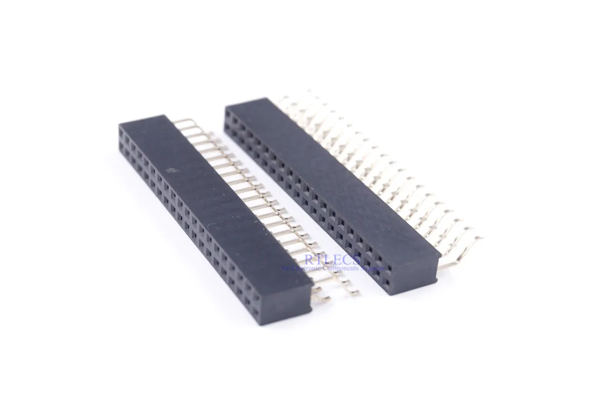20 шт. SMT PCB розетка заголовка 2 54 мм 0 100 &quotшаг 2x20 контактов 40 позиций Двухрядное