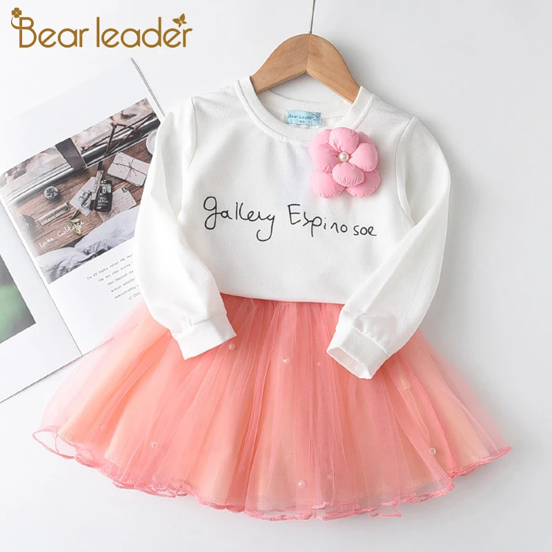 Bear Leader-vestidos de princesa para ni&ntilde;a, trajes de corona para ni&ntilde;a, lentejuelas de malla con traje de fiesta, ropa para ni&ntilde;o de primavera y oto&ntilde;o, novedad de 2022-1