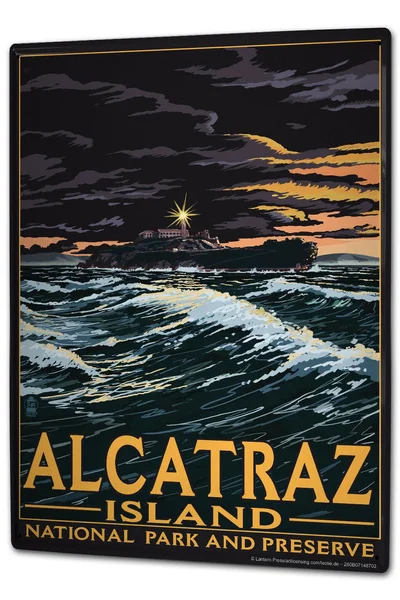 

Details about Tin Sign XXL City Alcatraz Iceland