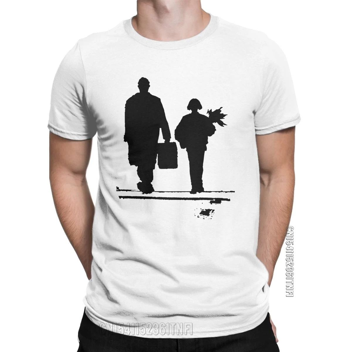 Leon The Professional Movie футболка для мужчин безумная из чистого хлопка с круглым вырезом