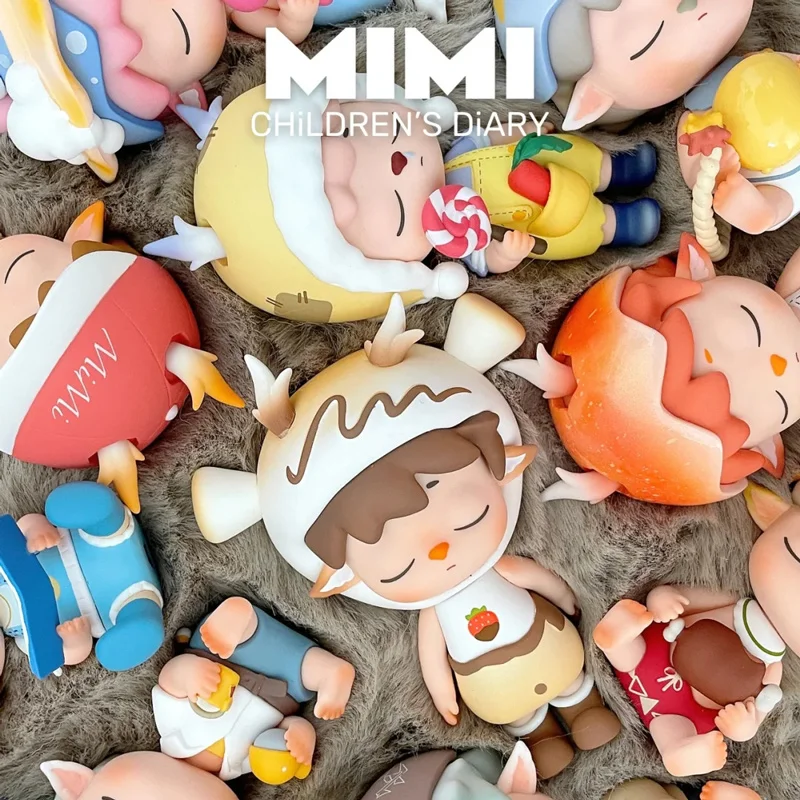 

Cute Anime Figure Gift Surprise Box Original MIMI Children Diary Series Blind Box Toys Model Confirm Style