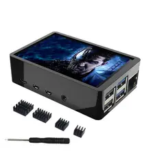 Touch Screen 3.5 Inch Display 320 x 480 Resolution TFT Monitor LCD with Case Heatsink Touch Pen for Raspberry Pi 4/4B