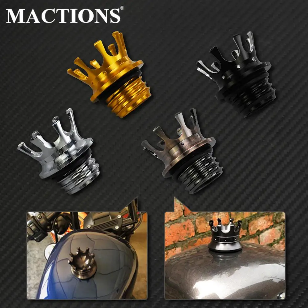 Крышка топливного бака для мотоцикла в стиле короны крышка бензобака с правой