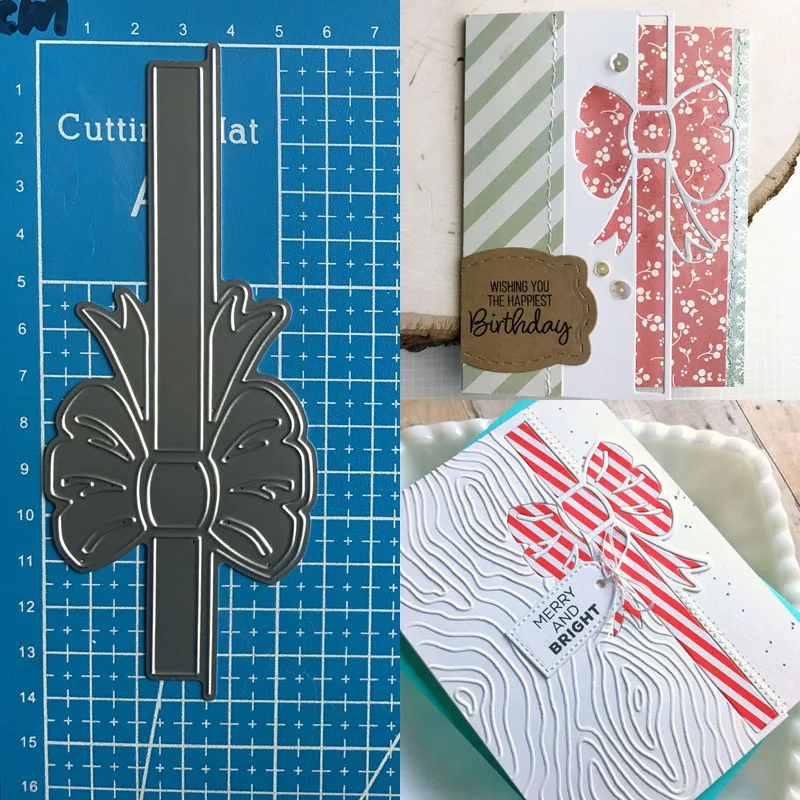 

Металлические Вырубные штампы Lucky богиня лук граница Сделай Сам Скрапбукинг Фотоальбом декоративное тиснение бумажные карты рукоделие шта...