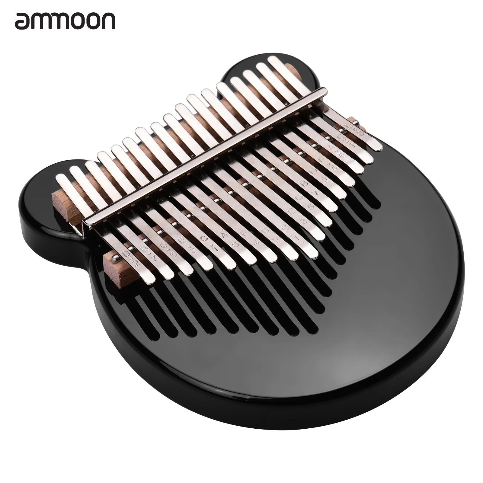 

Ammoon 17-клавишным игрушечное пианино черный акрил калимба Mbira музыкальный инструмент с сумкой чехол тон наклейки и других Accessaires
