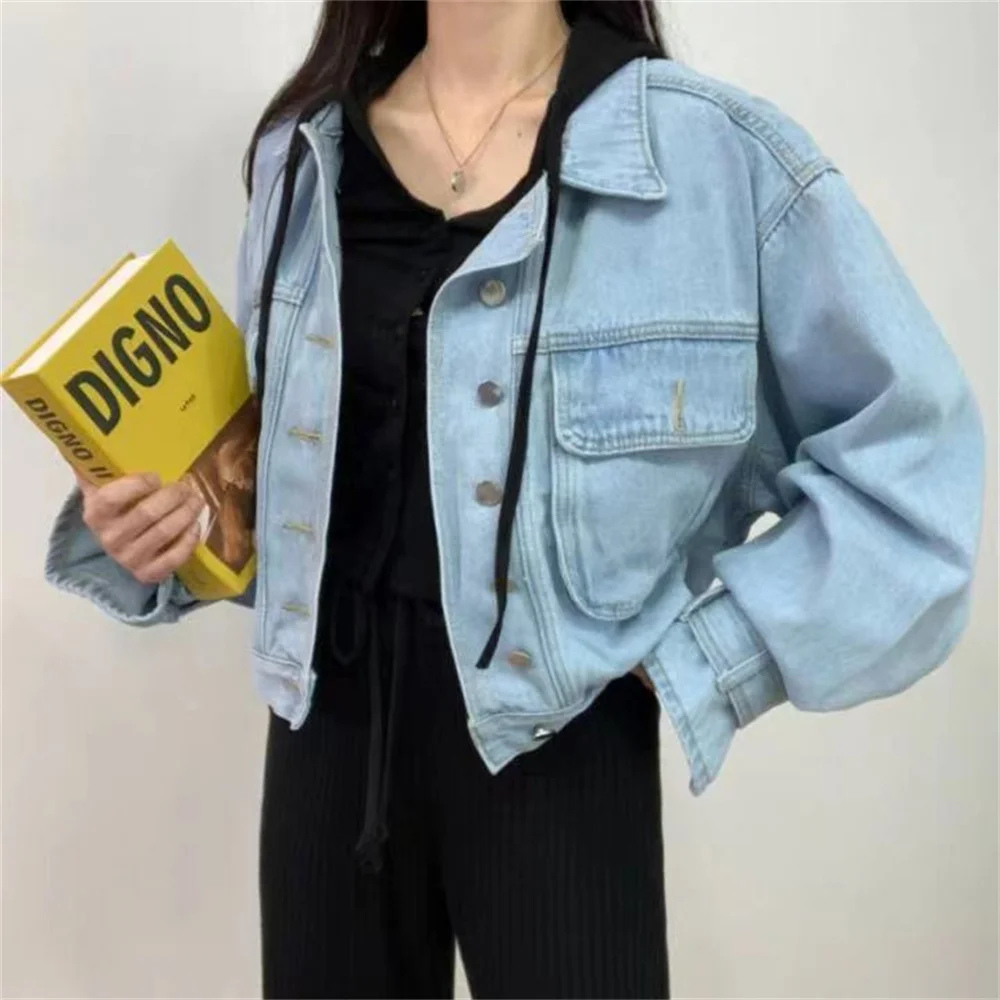 Джинсовая куртка Alien Kitty Женская офисная короткая джинсовая шикарная уличная