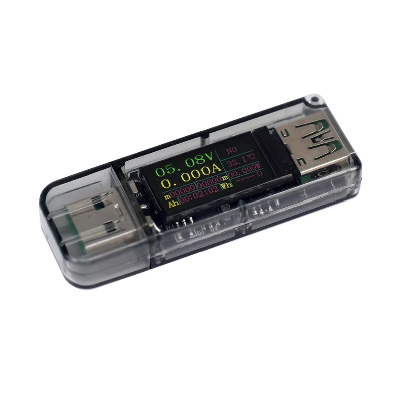 Цветной экран 5A usb Тестер dc Цифровой вольтметр amperimetro измеритель тока Амперметр детектор Банк питания зарядное устройство индикатор