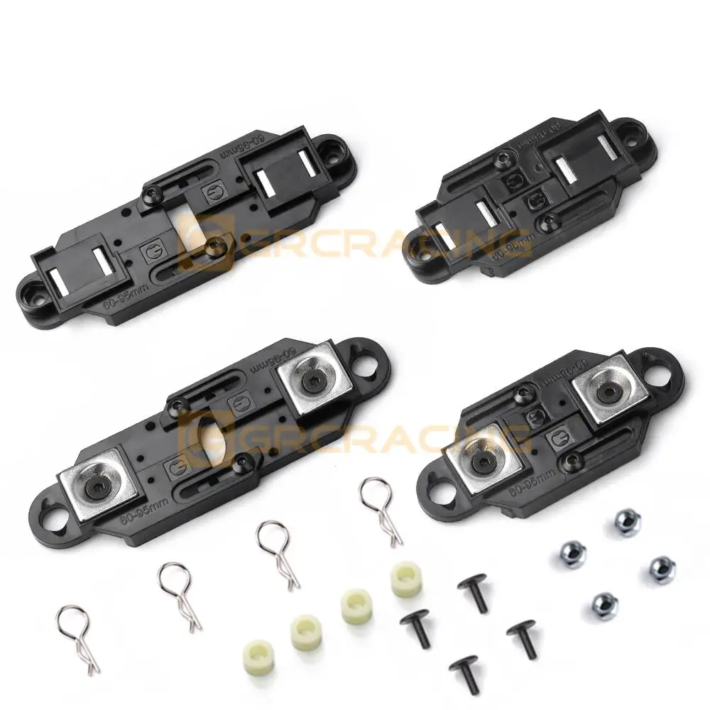 Ajrc-carcasa magn&eacute;tica ajustable para coche, columna de coche de escalada, im&aacute;n fuerte, Invisible, para Trx4 Scx10-4