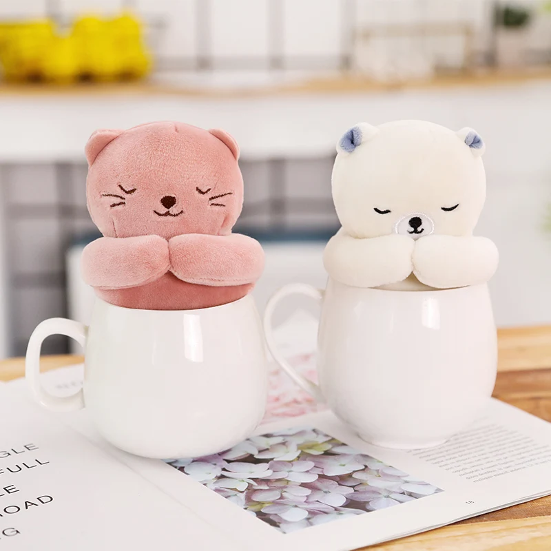 

14/28/60cm High Quality Sea lion&White bear&Cat Stuffed Soft Plush Toy for Child Girls Lover Birthday Valentine's Gifts