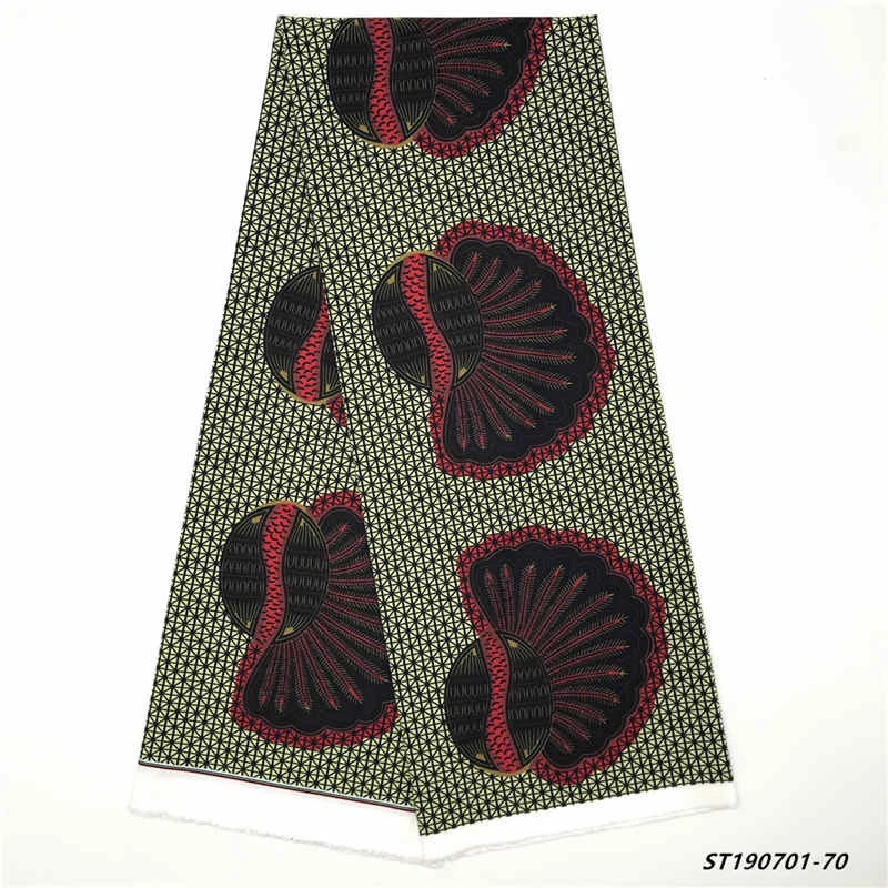 ST190701-70 Mr. Z имитация Шелкового воска материалы нигерийский шелк шифон ткань африканская ткань Анкара Высокое качество воск принты ткань - Цвет: ST190701-70