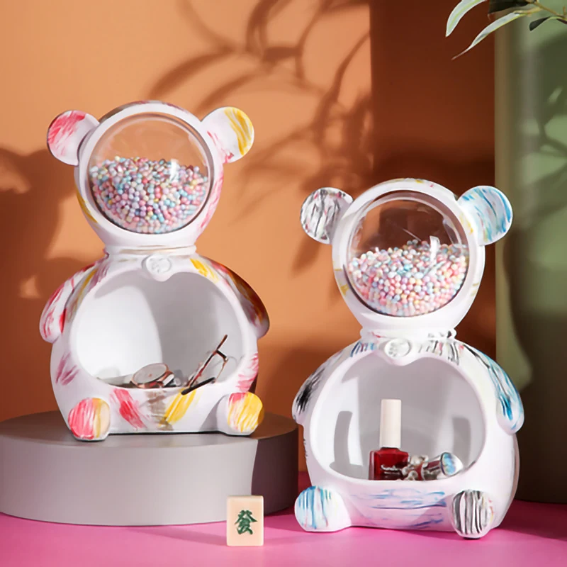 

Ручная роспись граффити искусственная смола коробка для хранения украшение для дома декоративная Смола художественная скульптура домашний Декор подарок декоративный