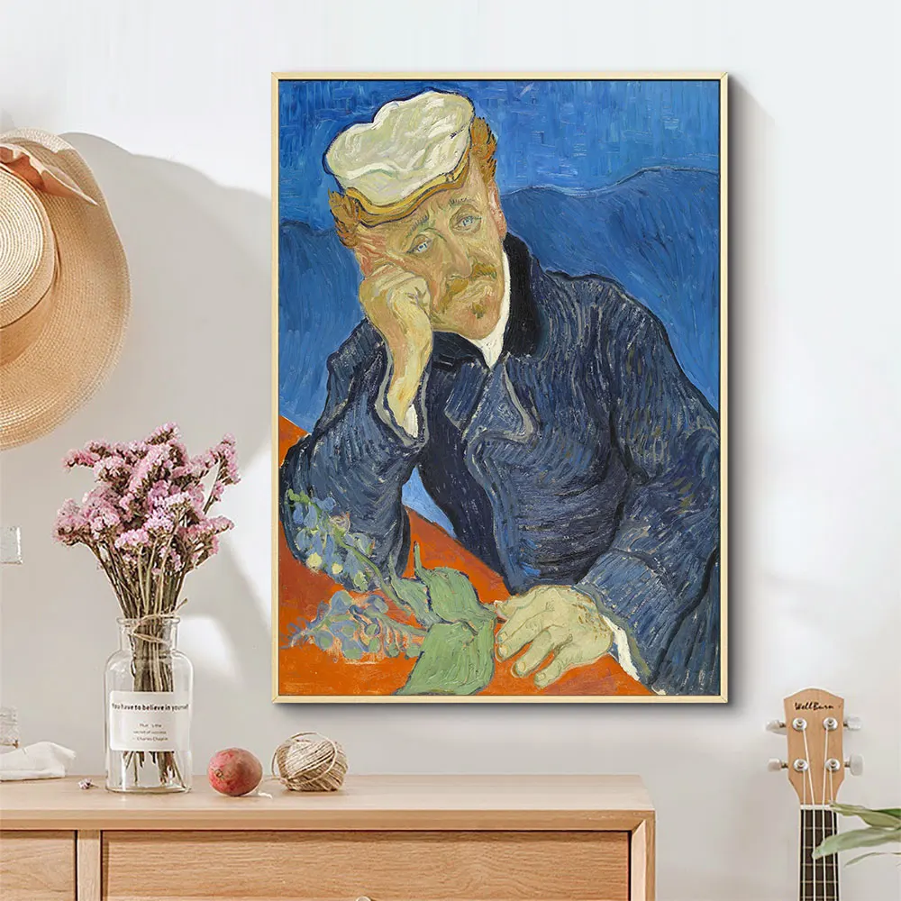 Тканевый постер Доктор Кто Ван Гог на заказ настенные картины из ткани для декора