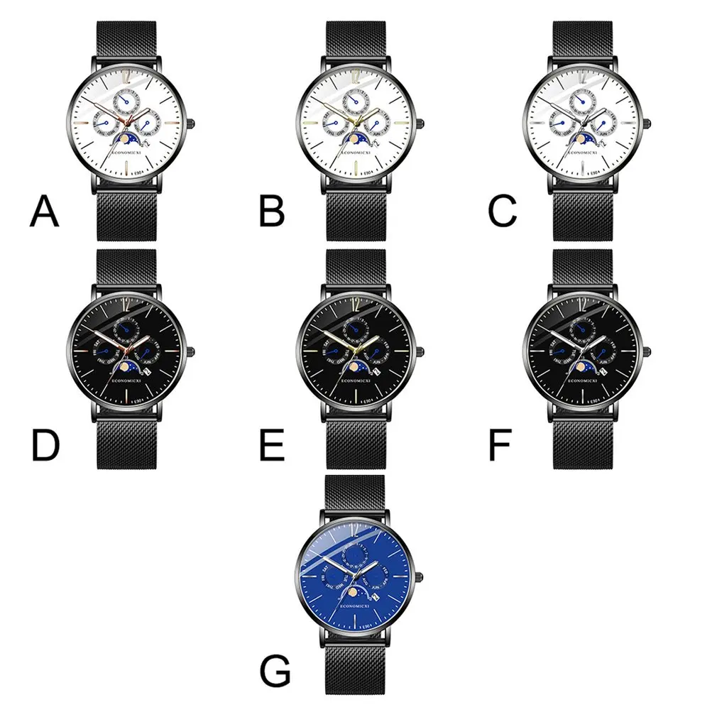 E90 модные часы женские роскошные однотонные ультратонкие с циферблатом под