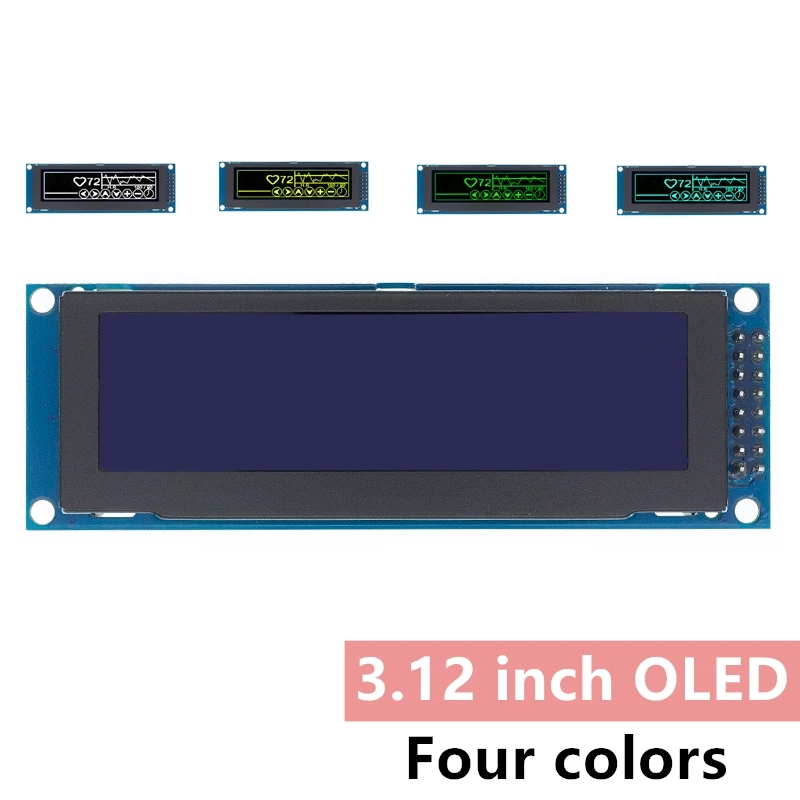 

Real OLED Display 3.12" 256*64 25664 Dots Graphic LCD Module Display Screen LCM Screen SSD1322 Controller Support SPI