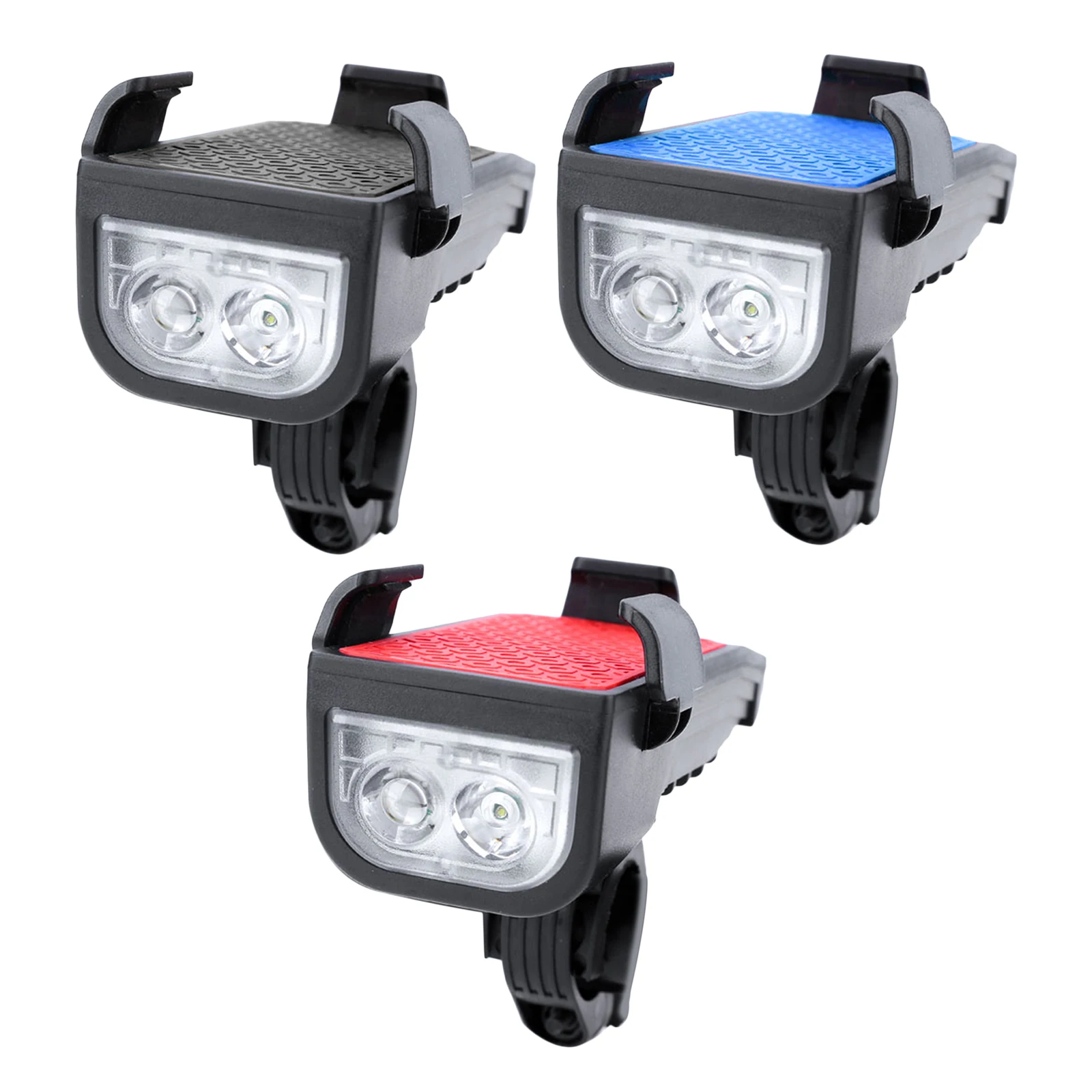 

4 in 1 USB Rechargeable Bike Headlight Front Light Waterproof 380 Lumen Super