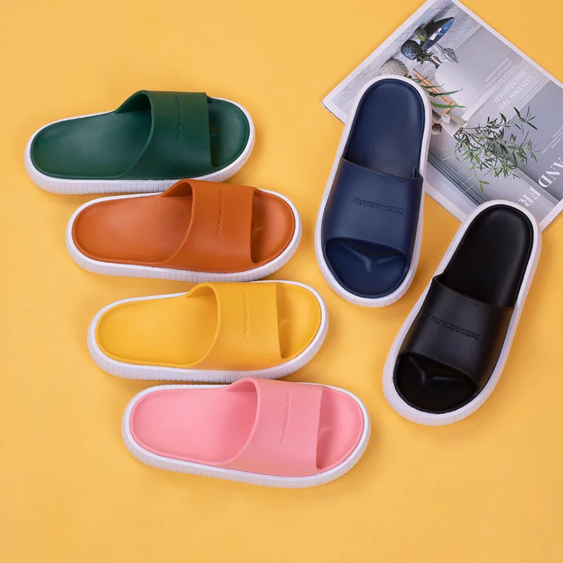 

Mazefeng Indoor Summer Men's Slippers Thick Platform Women Slippers for Home Women Shoes Anti-Slip Bathroom Slipper Floor Slides