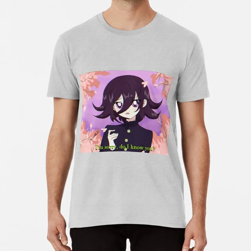 Серый 90s ouma kokichi футболка danganronpa ouma kokichi ouma 90s аниме данганронпа v3 - Цвет: Серый