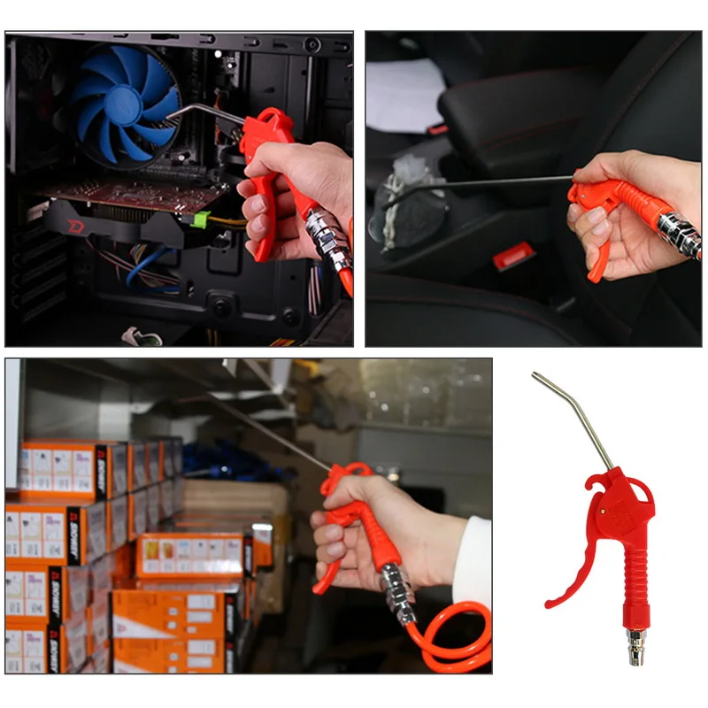 

1PC Shorts/Long Nozzle Air Duster Blow Gun Cleanner Duster Gun Nozzle Duster Blower Duster Blow Dust Gun Cleaning Handy Tool New