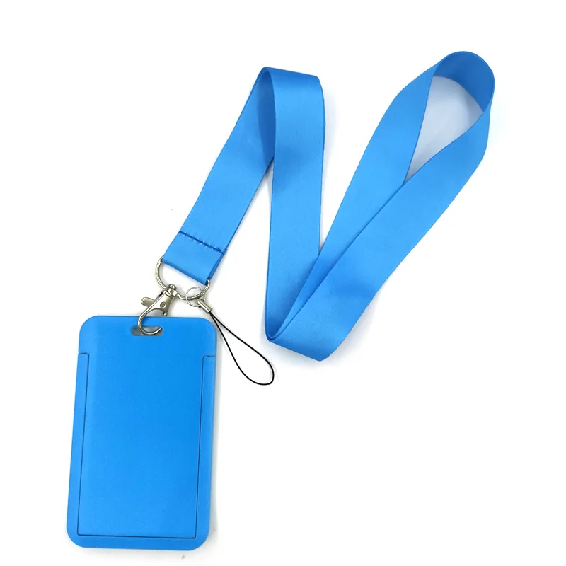

Sky Blue Color Key lanyard Car KeyChain ID Card Pass Gym Mobile Phone Badge Kids Key Ring Holder Jewelry Decorations