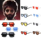 Солнцезащитные очки в стиле стимпанк для мужчин и женщин, винтажные квадратные очки в стиле ретро, модные брендовые, с защитой от ультрафиолета, 2021