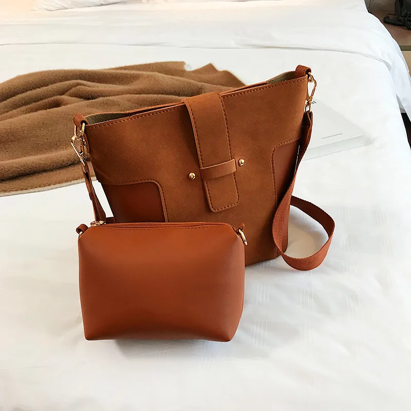 Модная женская сумка на плечо из нубука винтажная сумка-мессенджер sac a main femme de