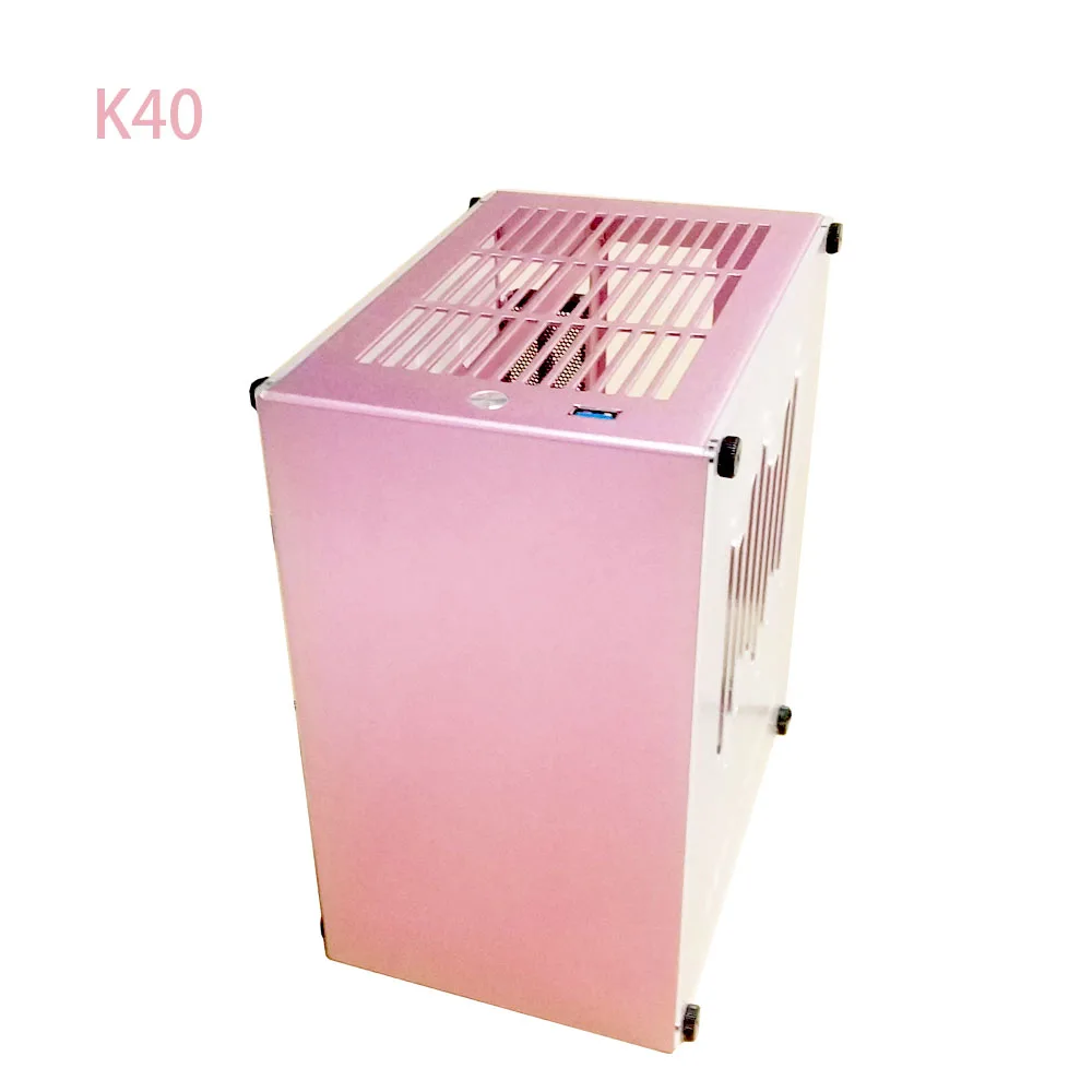 Полностью алюминиевая мини-Видеокарта K40 A4 с отдельным шасси RTX3060 R7 5700x HTPC