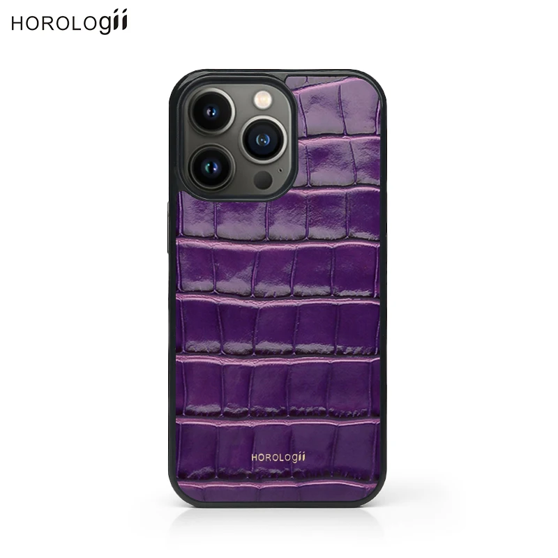 Фото Чехол для Iphone 11, 12, 13, X, Xr, Max, Pro, из натуральной кожи с тиснением под крокодиловую кожу №5