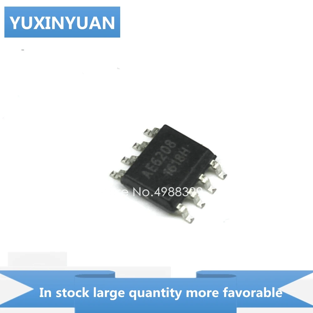 YUXINYUAN 5 шт./лот AE6208 E6208 AE 6208 SOP8 в наличии | Электронные компоненты и принадлежности