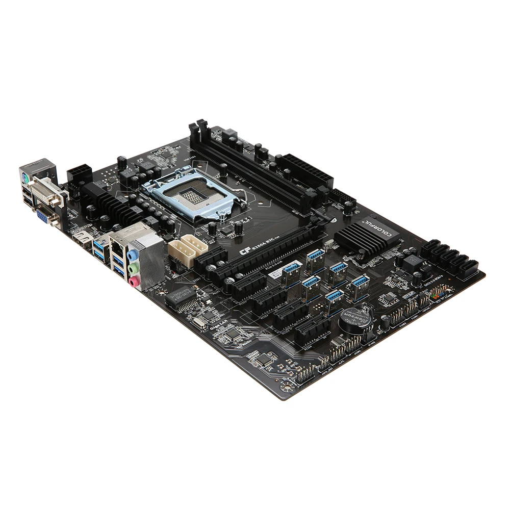 Красочные C.B250A-BTC YV20 материнская плата Системная плата Intel B250/LGA1151 процессор сокета DDR4 SATA3 USB3.0 блок питания ATX материнская плата