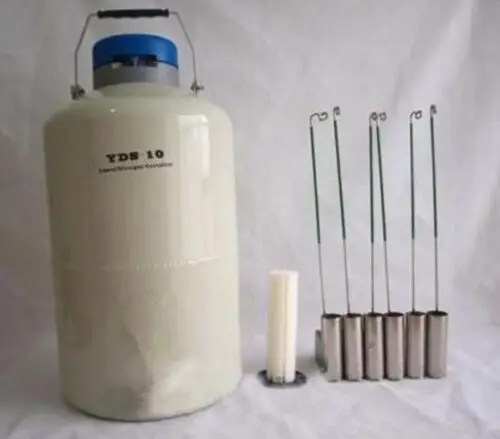 Высококачественный резервуар для жидкого азота 10 л криогенный контейнер LN2