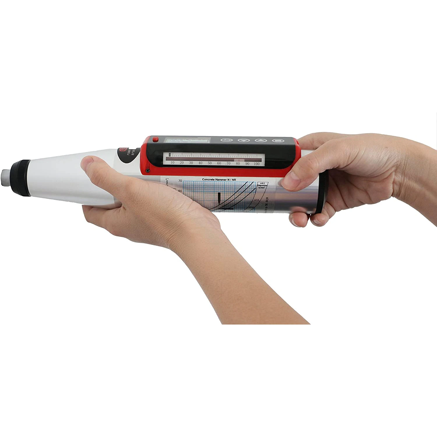 Digital Concrete Resiliometer Rebound Test Hammer HT-225Q with OLCD Display 200 Standard Component Storage NDT Testing Equipment |