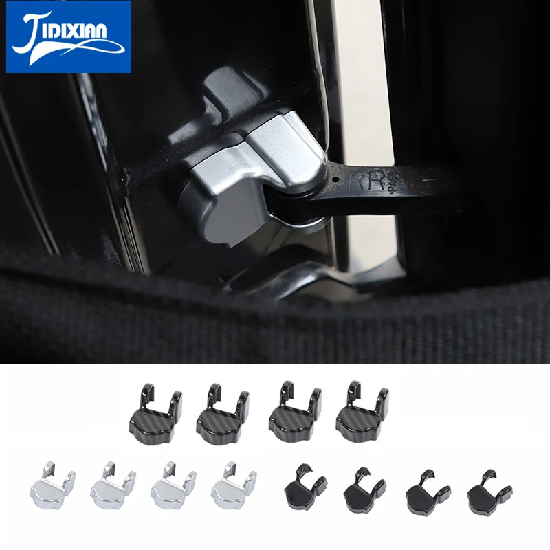 

JIDIXIAN Car Tail Door Limiter Cover Check Arm Protection for Jeep Wrangler JL 2018 2019 2020 2021 Car Interior Accessories