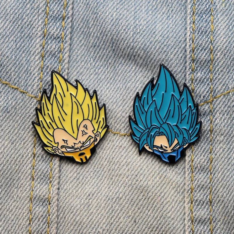 V123 Dragon Ball красота и чудовище милые металлические эмалированные булавки и броши нагрудные булавки рюкзак сумки значок коллекция подарки 1 шт