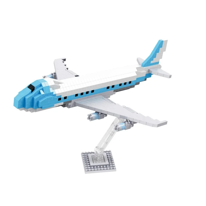 

Balody Mini Blocks Airplane DIY Building Toys Aircraft Model Bricks Cute Auction Juguetes for Kids Gift 16064