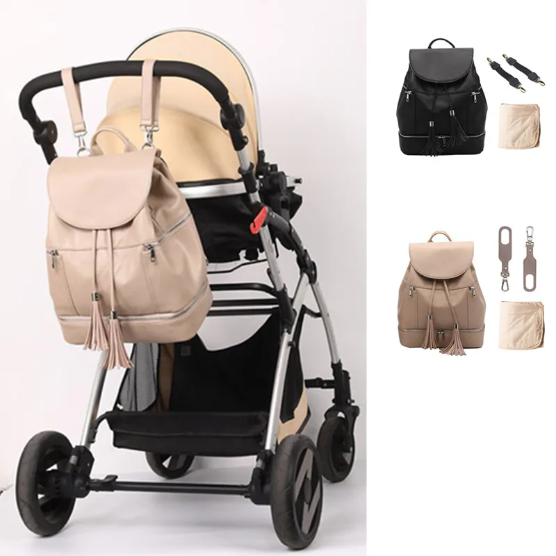 Детская сумка для подгузников из искусственной кожи детский рюкзак пеленок