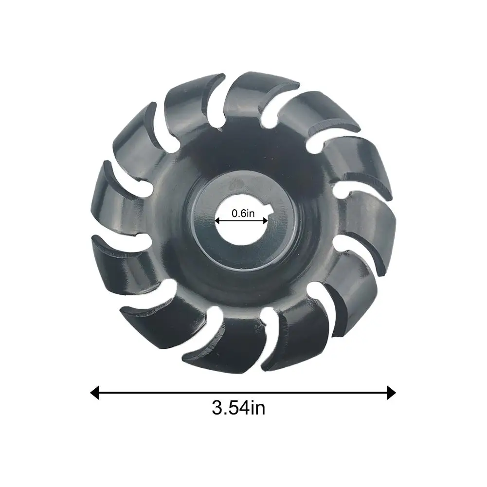 

12-teeth 16MM Hole Forming Polishing Disc 65MM Angle Grinder Disc Protective Cover Wood Carving Tool Mill Accessories Woodworkin