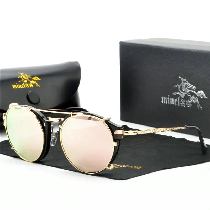 Мужские солнцезащитные очки с зеркальным зажимом FML|Женские очки| |