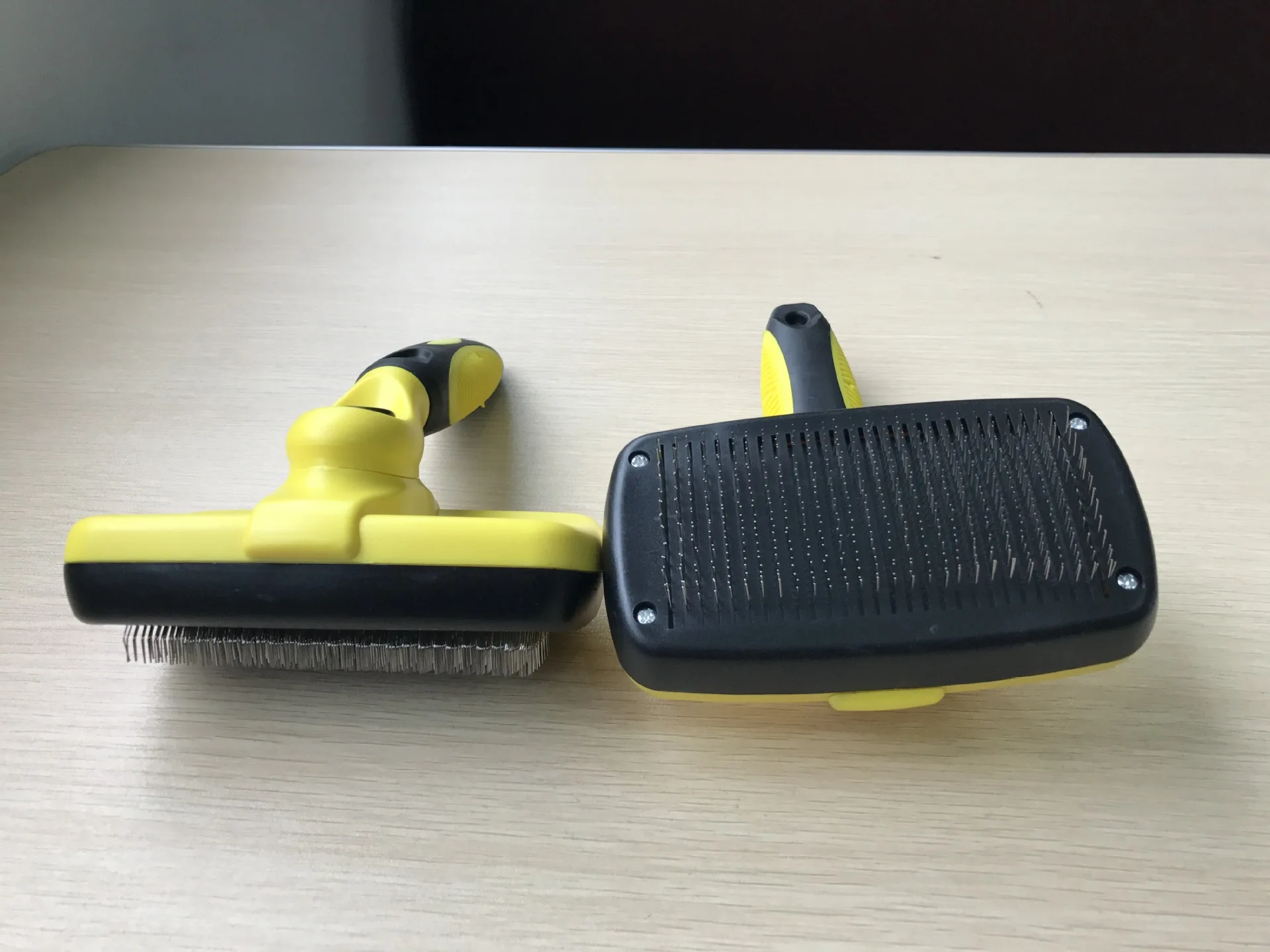 

Premium Self Clean Hair Dog Brush Slicker Comfortable Small Large Dog Comb Pet Grooming Tools Cat Fits Various Hair