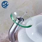 Стеклянные смесители для умывальника, водопад, смеситель для воды в ванной, латунные смесители, смеситель для воды, смеситель для ванной torneira