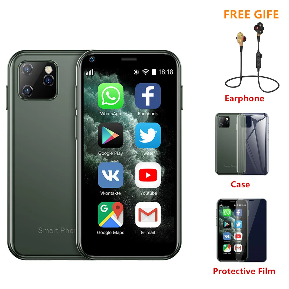 servo small smartphone 2 5 169 nano screen dual sim card cellphone mt6580 1gb 8gb gps wcdma face recognition mini mobile phone free global shipping