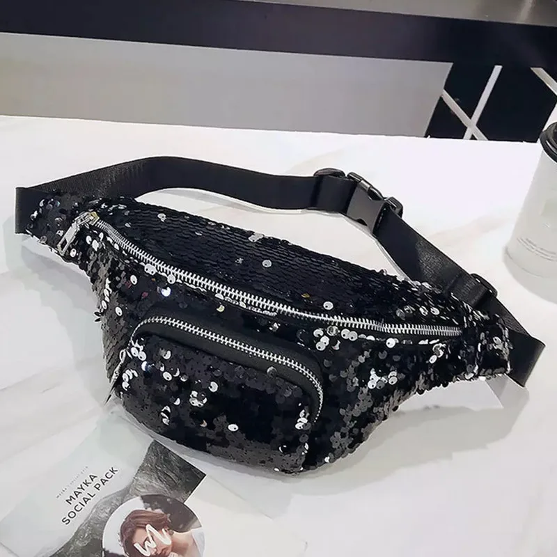 

2019 New Skins Pack Women Waist Belt Bag Fashion Korean Style Waist Bags Girl Bum Pouch Phone Zipper Chest Packs