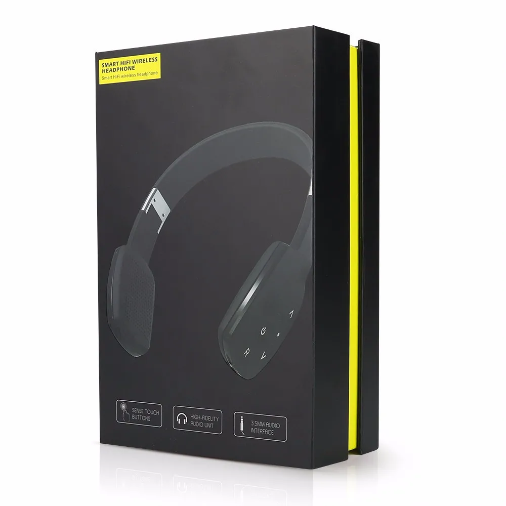 

XMXCZKJ Smart Wireless Bluetooth HIFI Stereo Headphone Support Noise Reduction With Mic For Mobile Phone Samsung Xiaomi Tablet